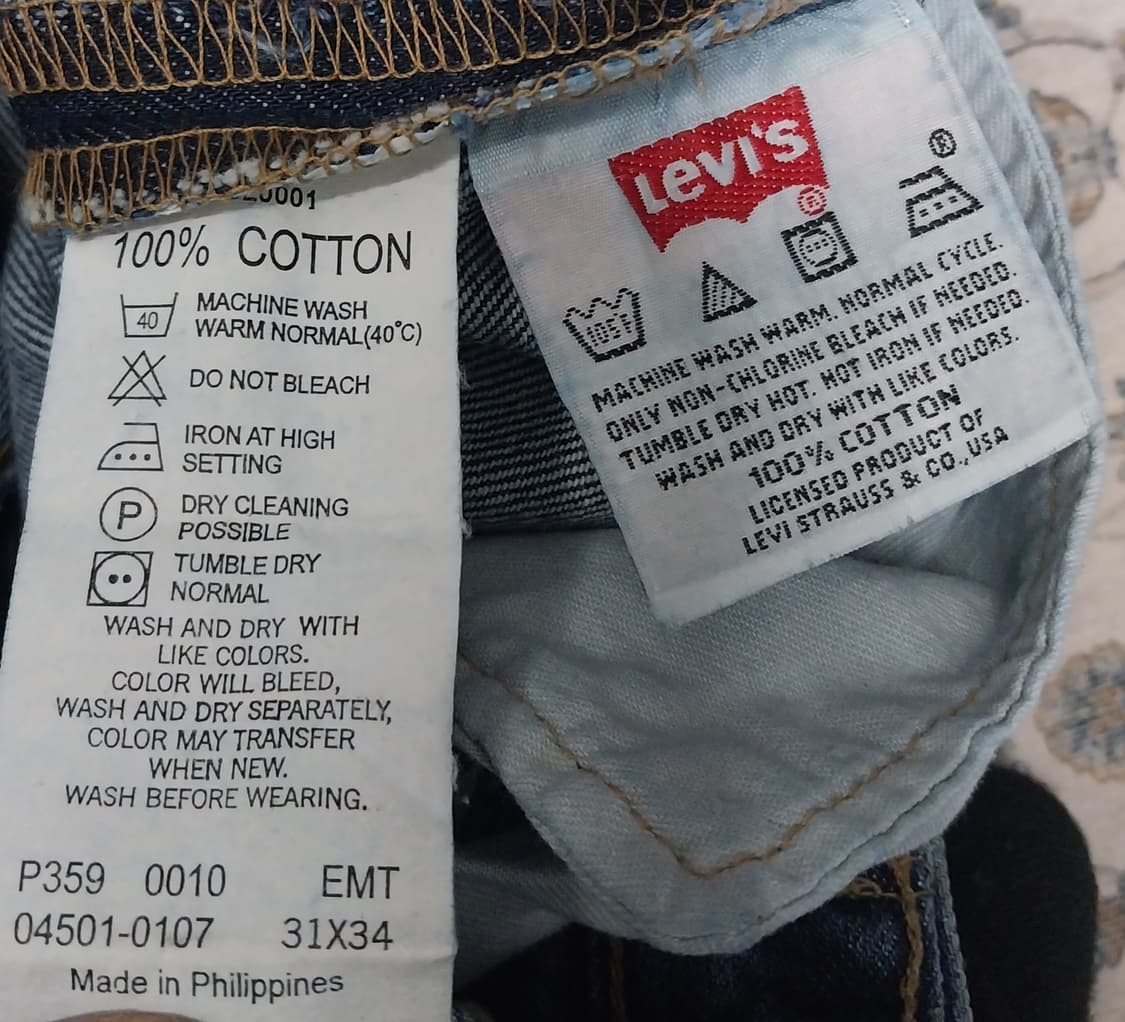 90s 리바이스 501  데님팬츠 상품이미지7