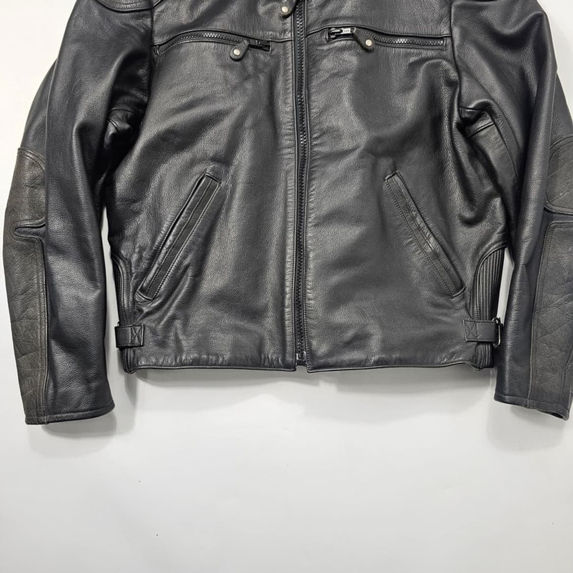 HORSE HIDE 말가죽 모터싸이클 자켓 L 상품이미지4