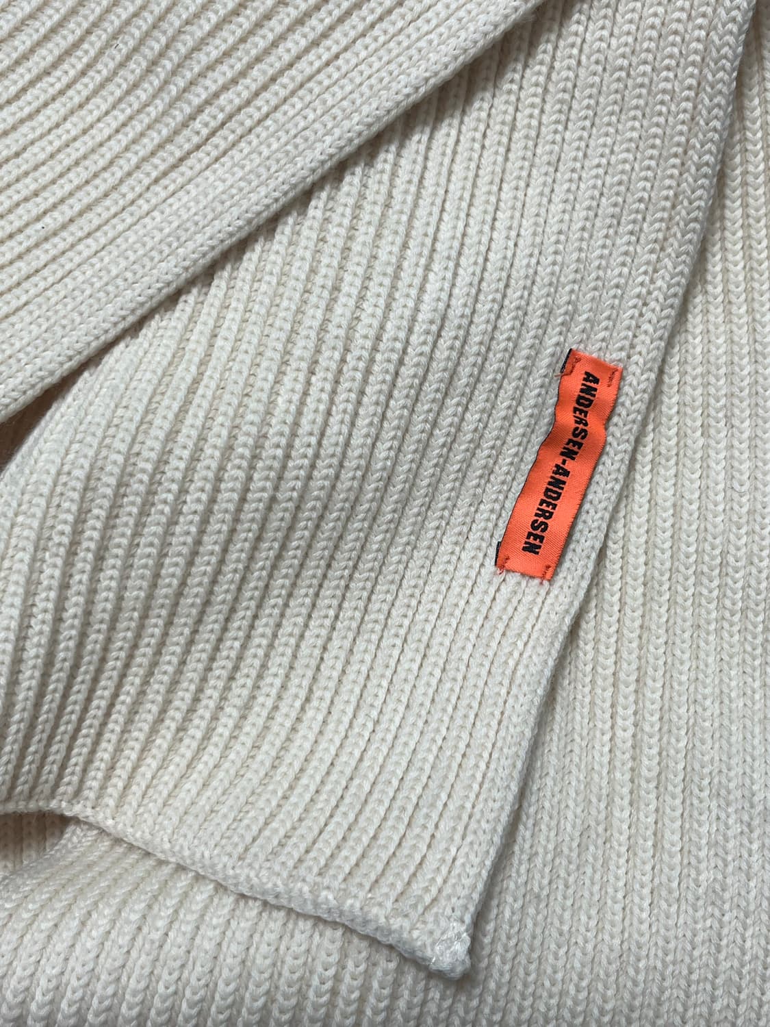 안데르센 안데르센 울 머플러 OFF WHITE 상품이미지2