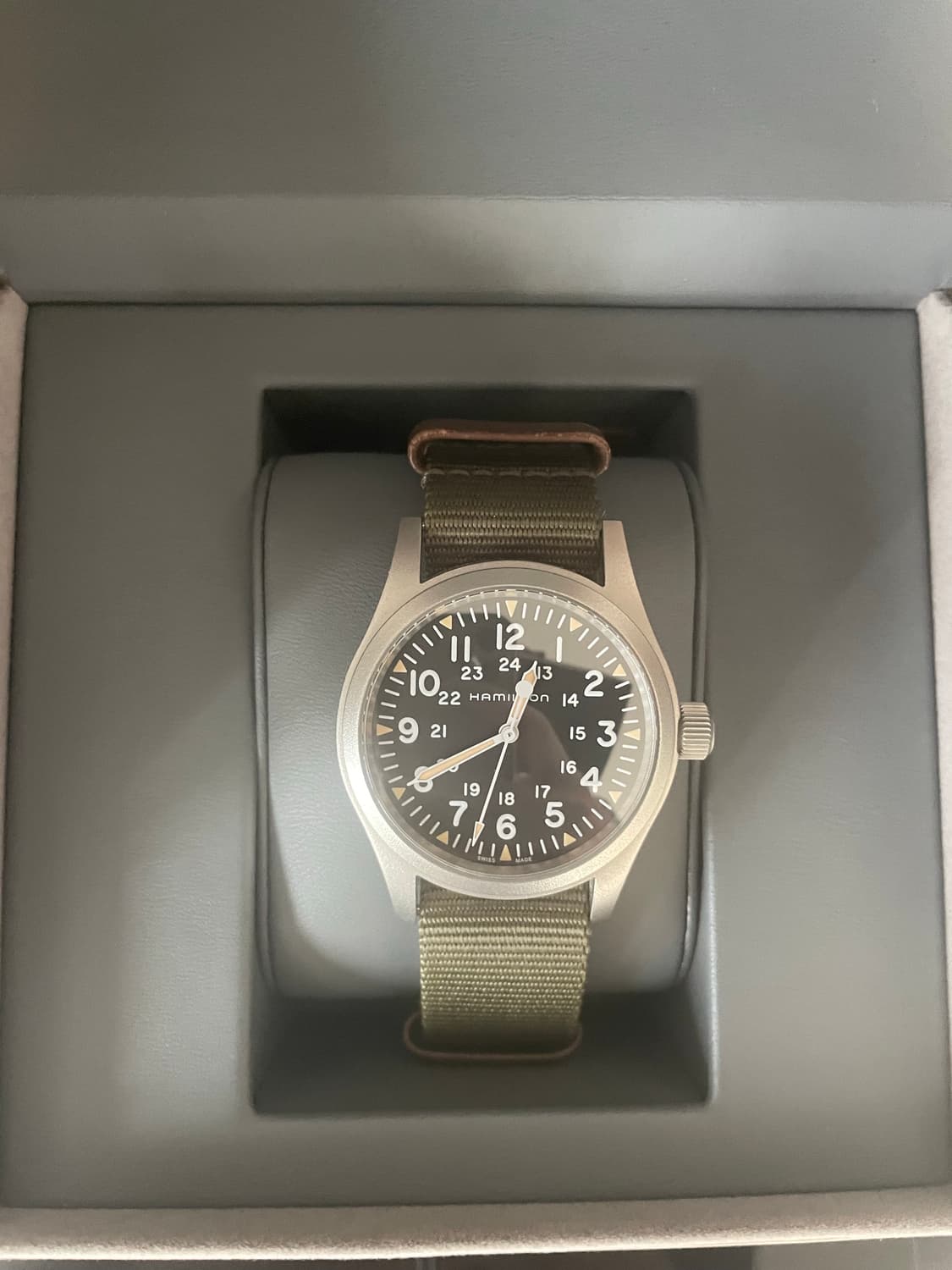 해밀턴 카키필드 메카니컬 38mm 흑판 상품이미지1