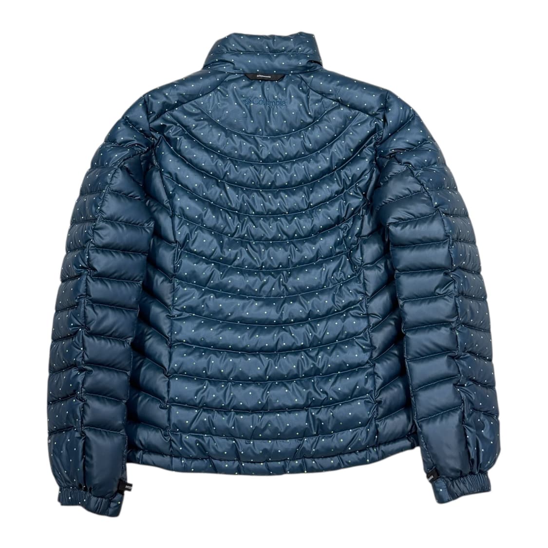 컬럼비아 빈티지 도트 땡땡이 나일론 경량패딩 자켓 S 상품이미지2