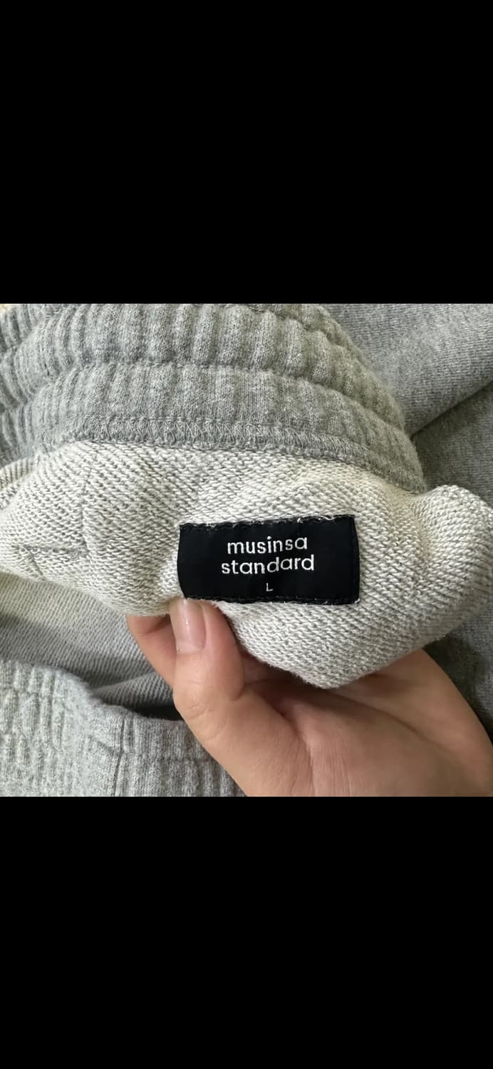 무신사 스탠다드 그레이 조거 팬츠 상품이미지4