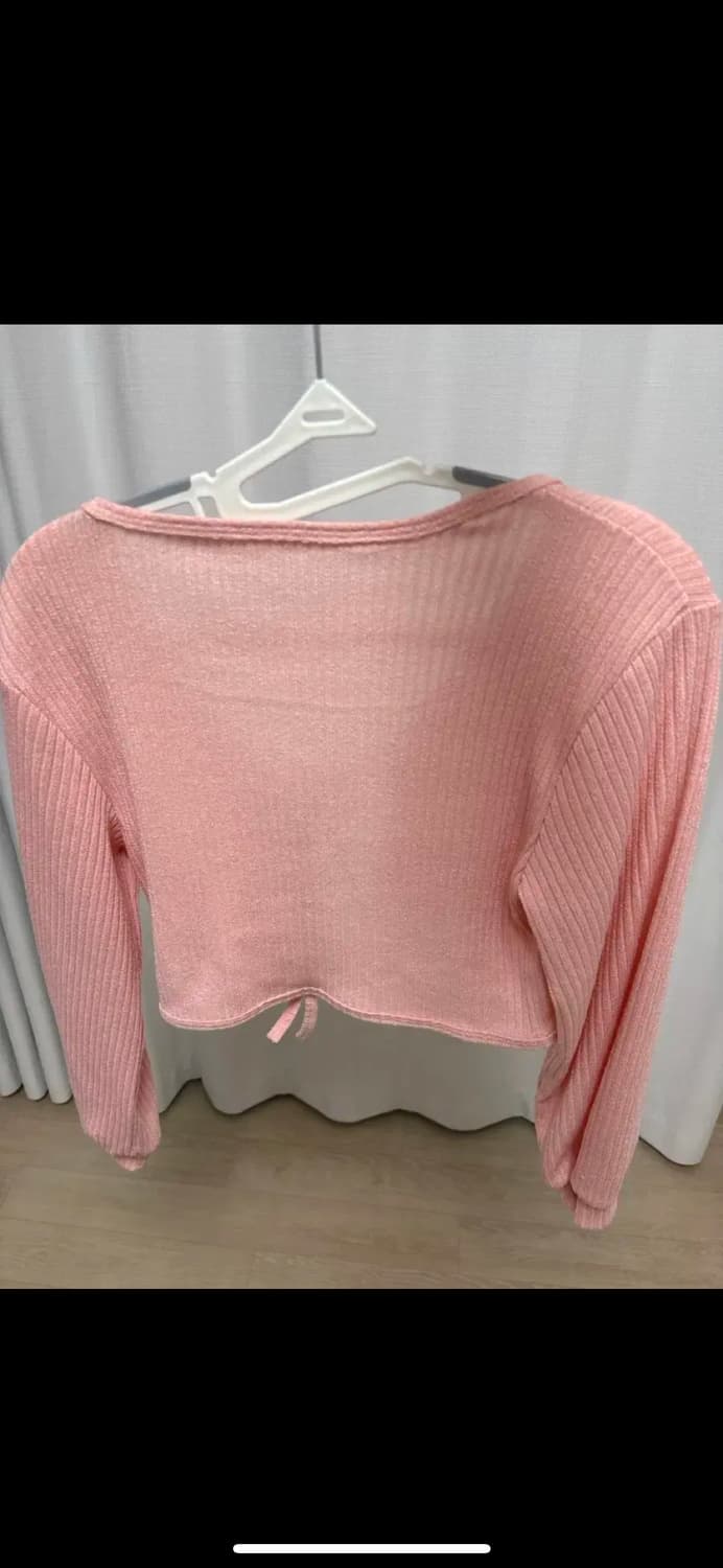 핑크 리본 볼레로 상품이미지2