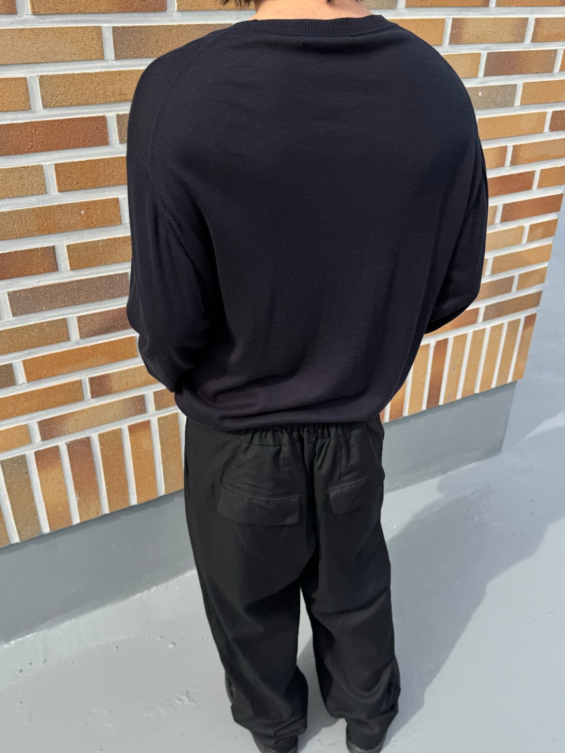 Yohji Yamamoto Pour Homme Long-rib Knit 상품이미지2