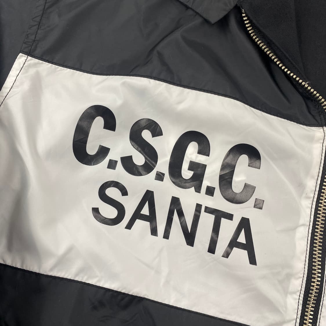 캡틴산타 폴리 빅로고 블랙 리버시블 스윙톱 자켓 (105) 상품이미지6