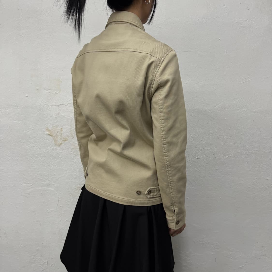 히스테릭글래머 아이보리컬러 캔버스 코튼 히스테릭걸 패치 워크 자켓 상품이미지2