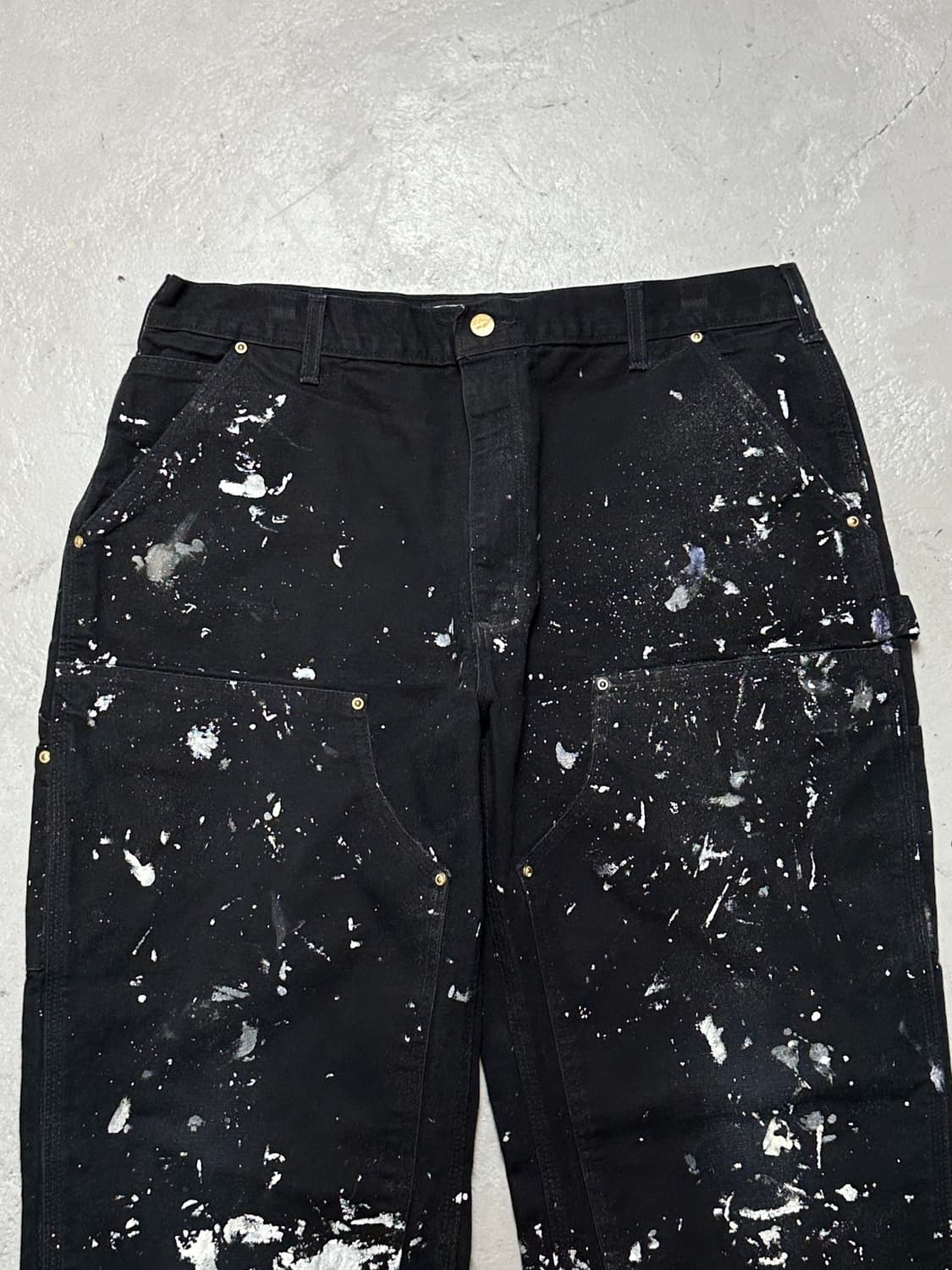 OG USA Made 칼하트 B01 더블니 블랙 칼하트 썩블니 카펜터 상품이미지5