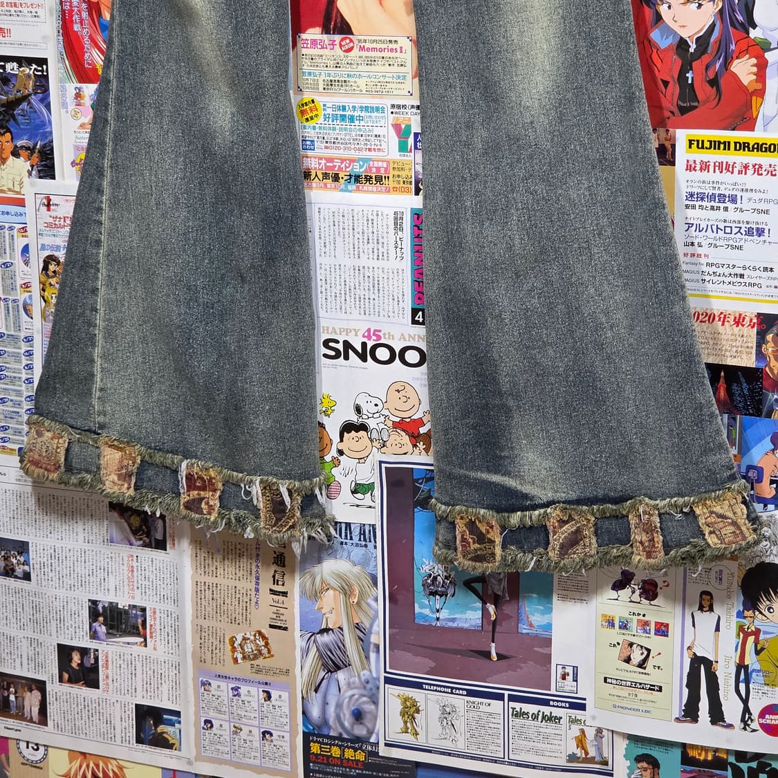 그런지 웨스턴 로우라이즈 부츠컷 데님 팬츠 상품이미지7