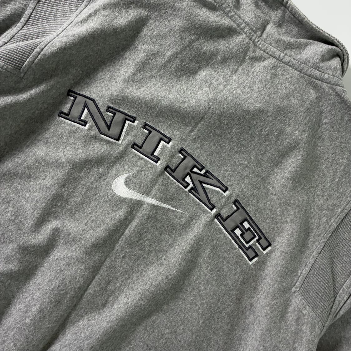 Nike  나이키 90,s 올드스쿨 빅로고 그레이 집업  상품이미지6