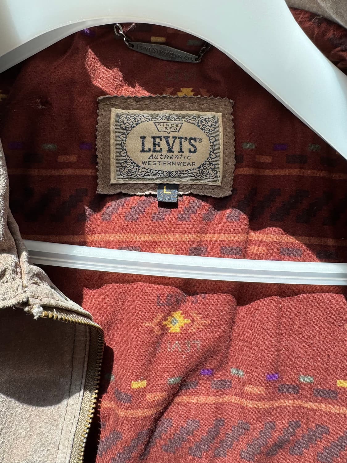 리바이스 스웨이드 봄버자켓 상품이미지4