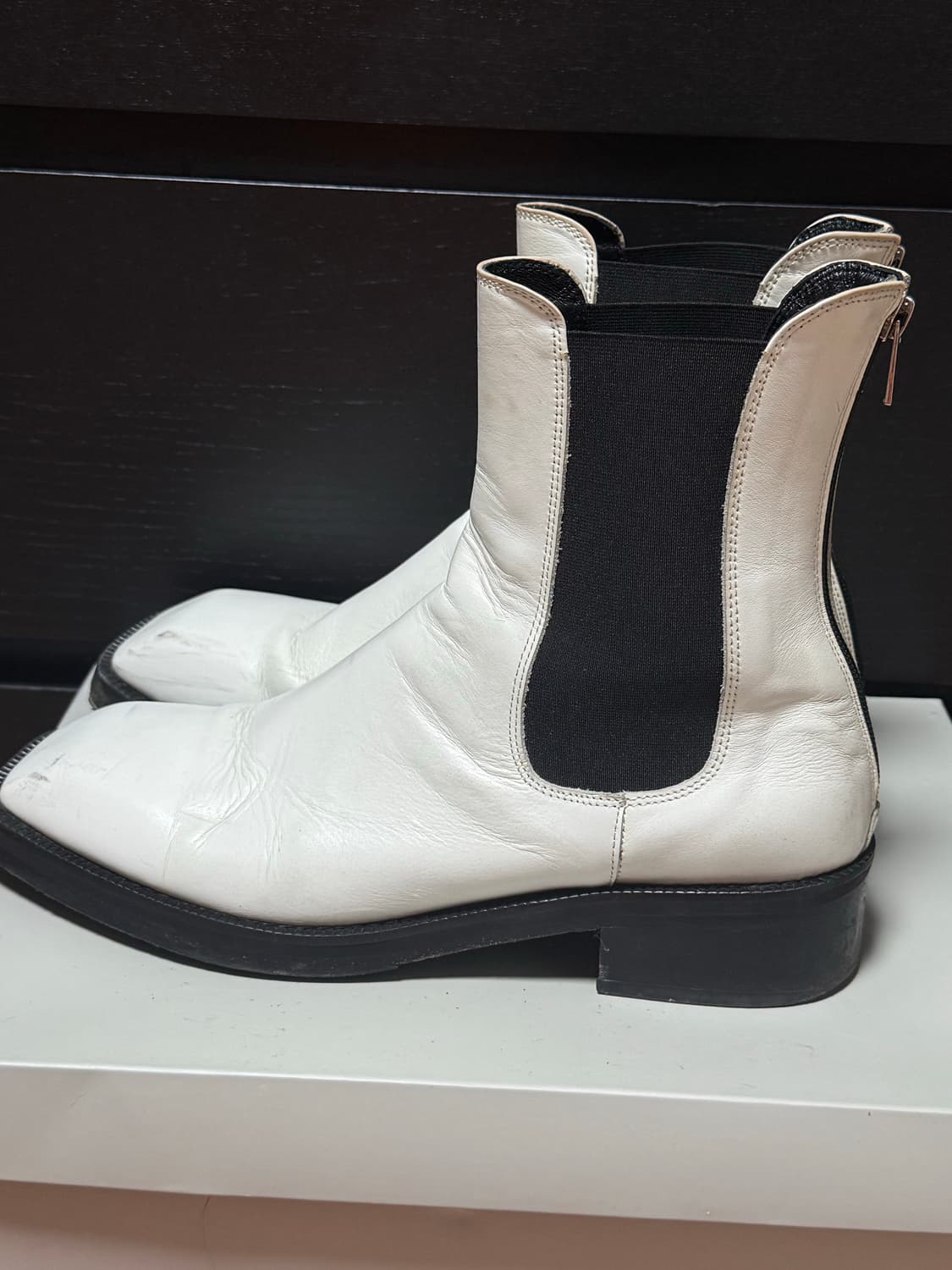 후망 화이트 부츠 비브람솔 270 ㅍㅍ 상품이미지6