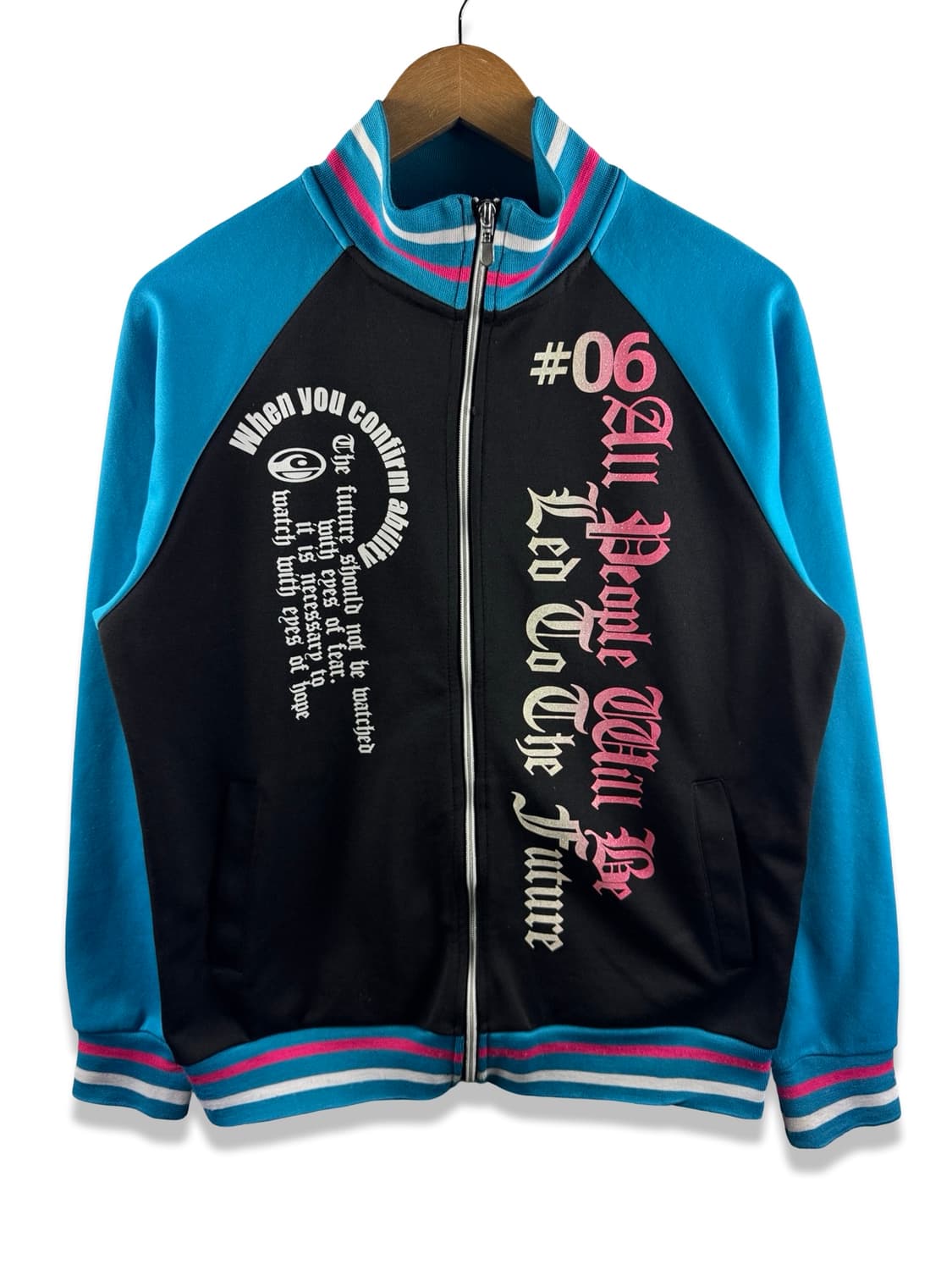 JPN Y2K 레터링 나그랑 트랙져지2716 상품이미지1