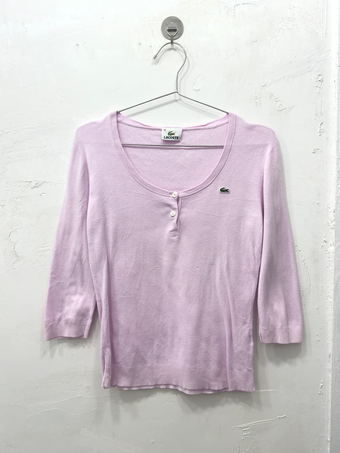 lacoste pink slim top 상품이미지1