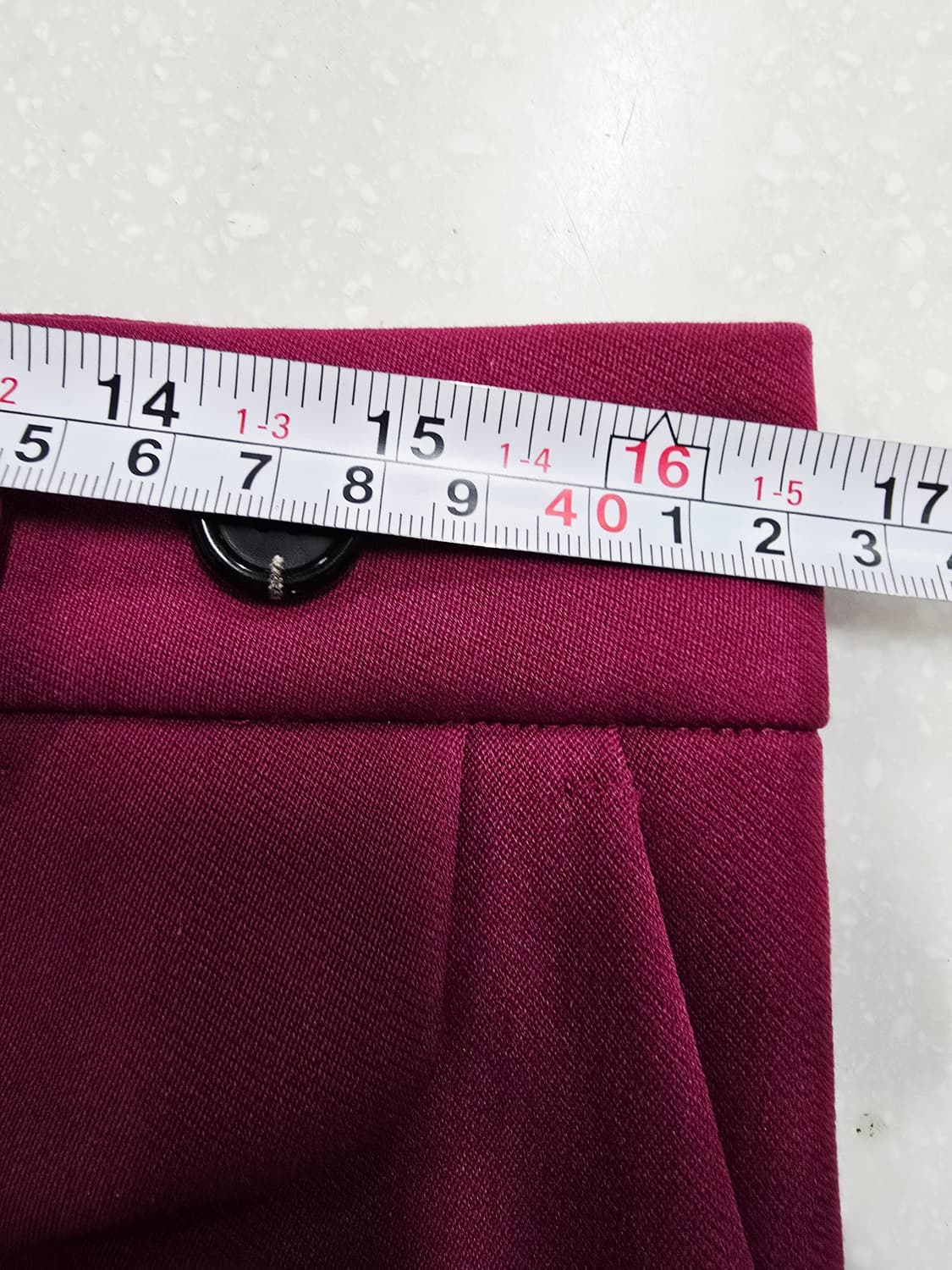 미샤 자주색 롤업 와이드 팬츠 상품이미지8