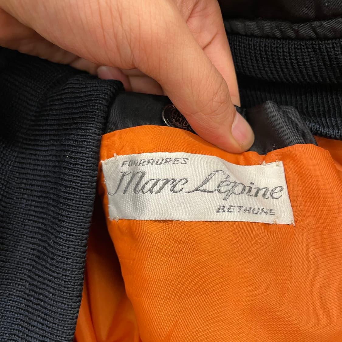 90s 쉐비뇽 후면 빅 자수 MA-1 봄버 항공 점퍼 상품이미지8