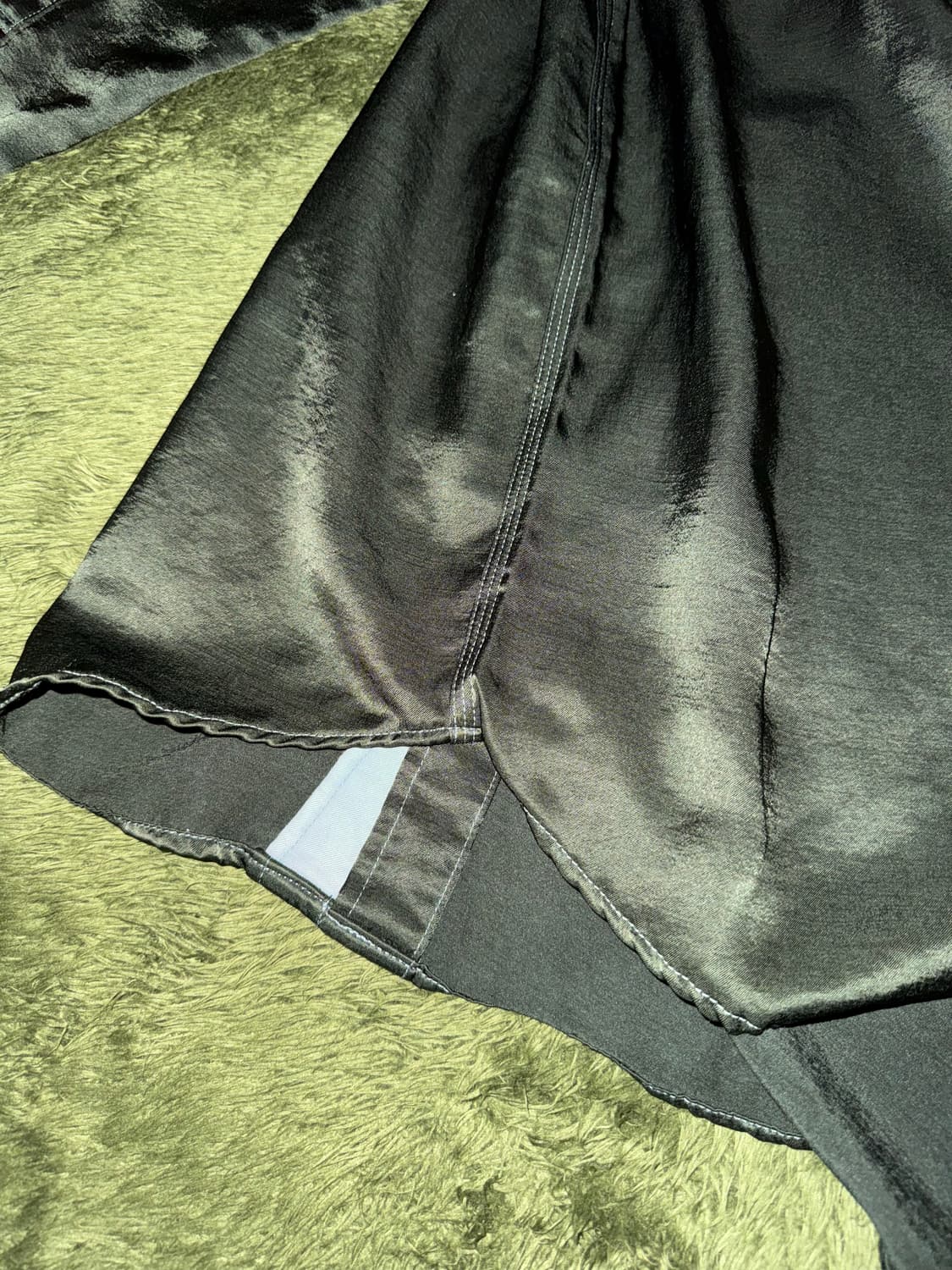 [50] 토가 비릴리스 엠브로이더리 사틴 웨스턴 셔츠 그린 상품이미지6