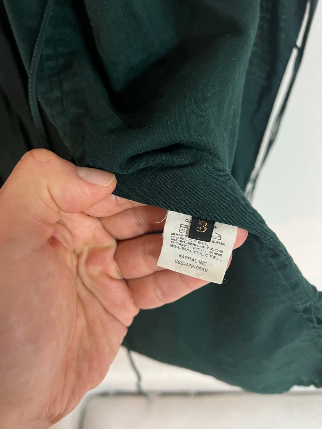 캐피탈 백 스모킹 루즈 블라우스 3사이즈 상품이미지5