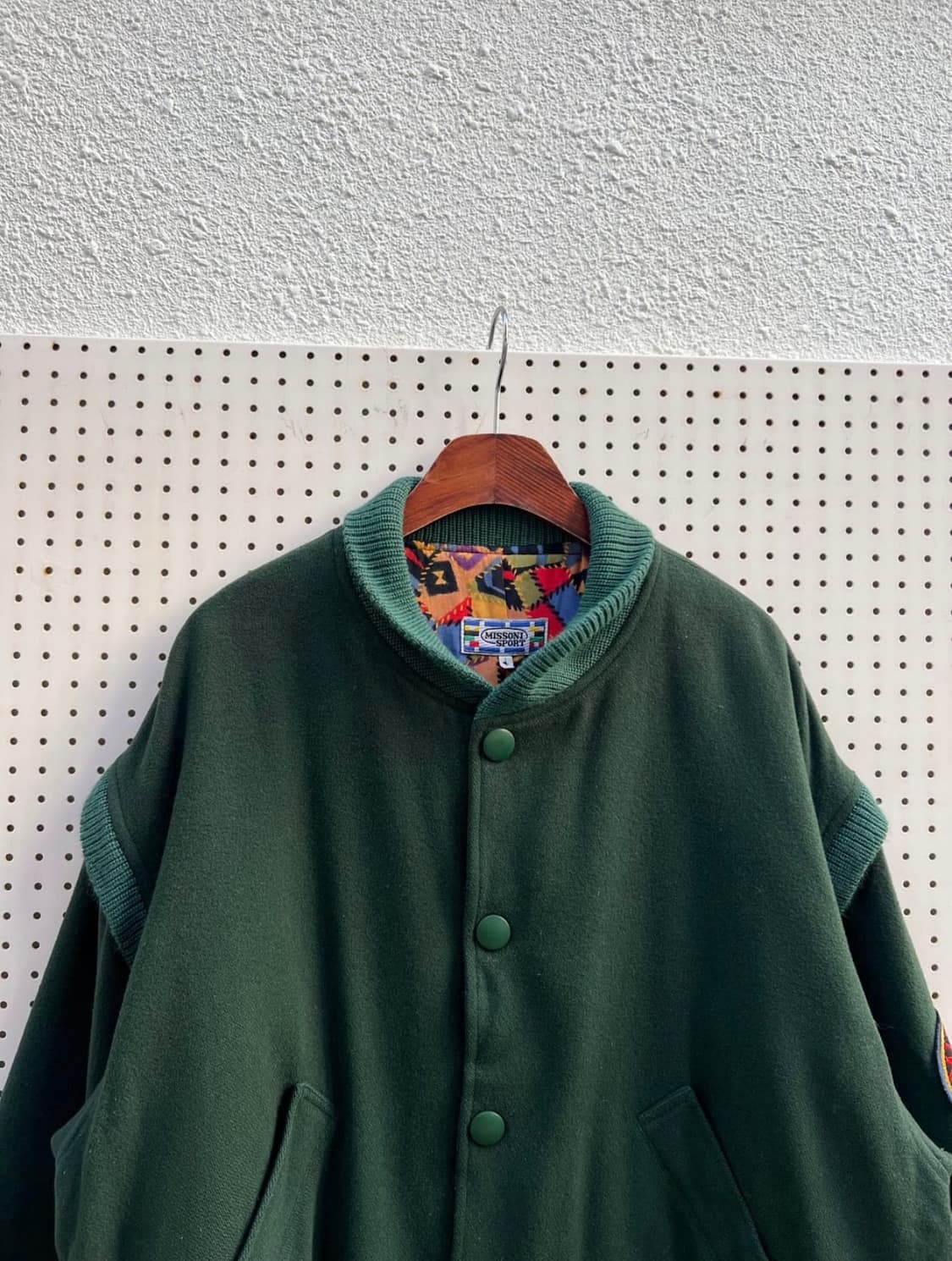 미쏘니 스포츠 울 봄버자켓(보머자켓) XL 상품이미지5