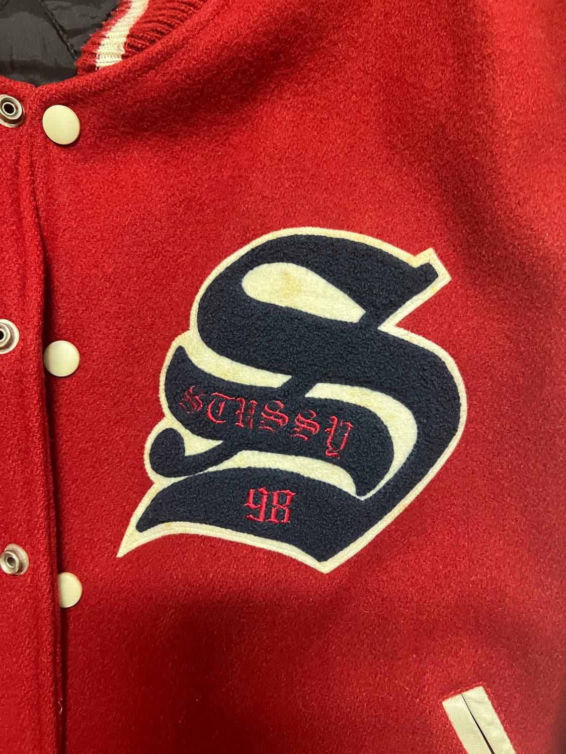 stussy big4 varsity jacket 상품이미지3