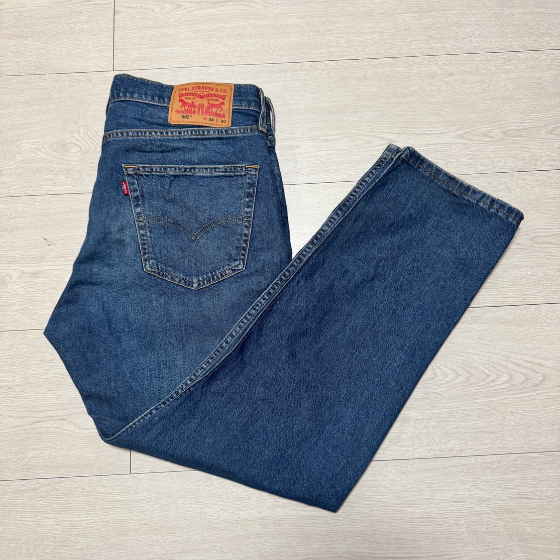 리바이스502 데님 34 / 30 (실착 사진 포함) 상품이미지1
