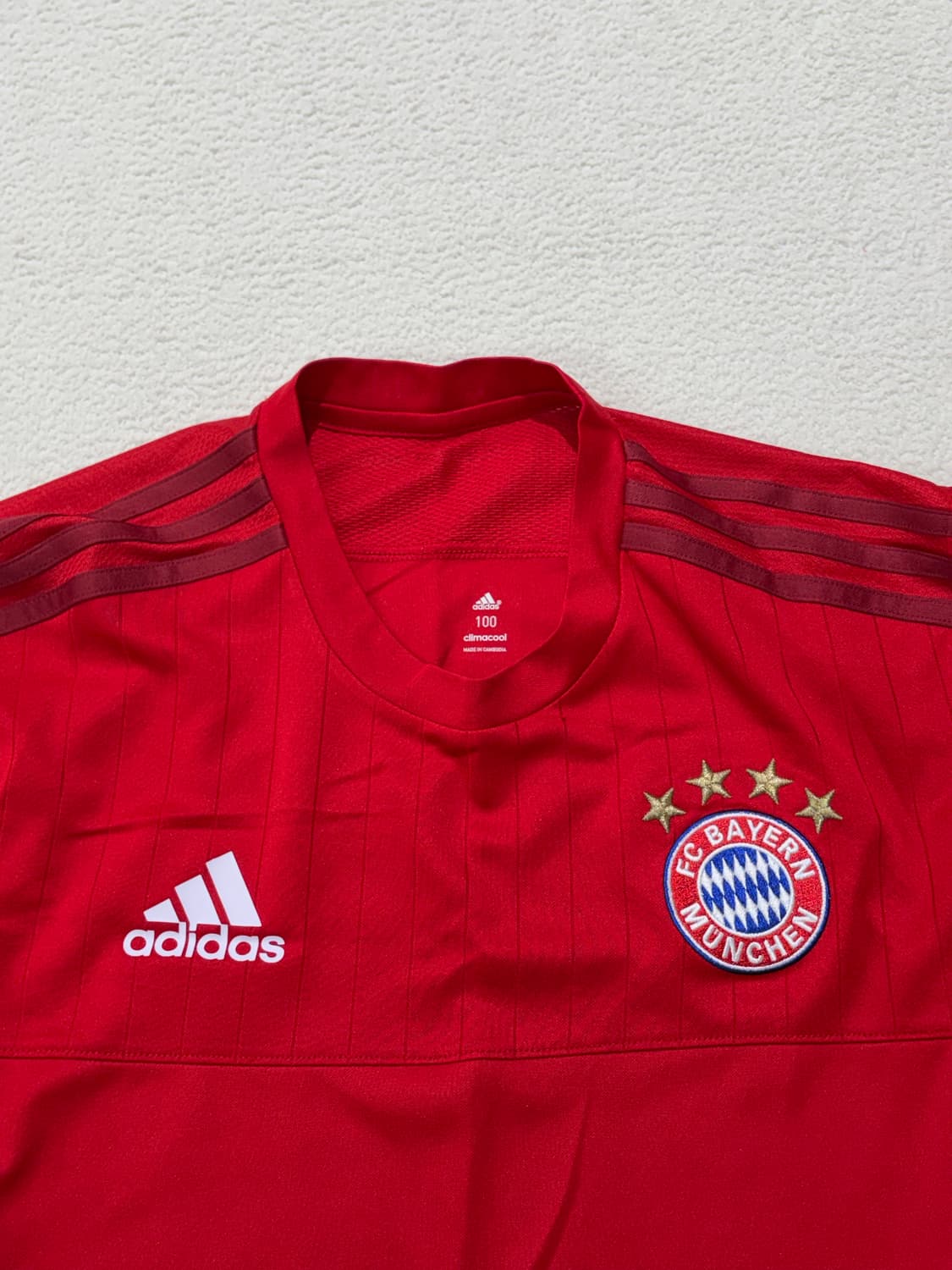 아디다스 뮌헨 축구 유니폼 트레이닝 져지 반팔 100 상품이미지2
