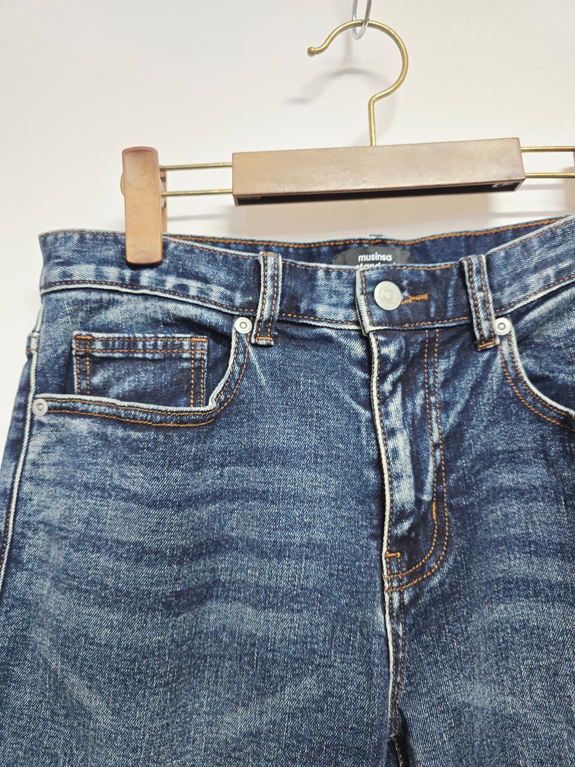 무신사스탠다드 진청 데님 청바지31 상품이미지2