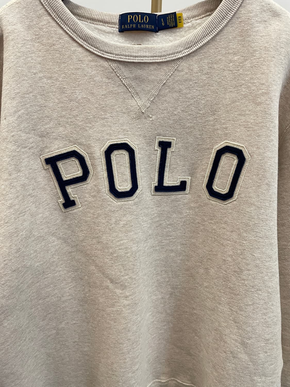 폴로 랄프로렌 로고 맨투맨(QR정품인증) 상품이미지4