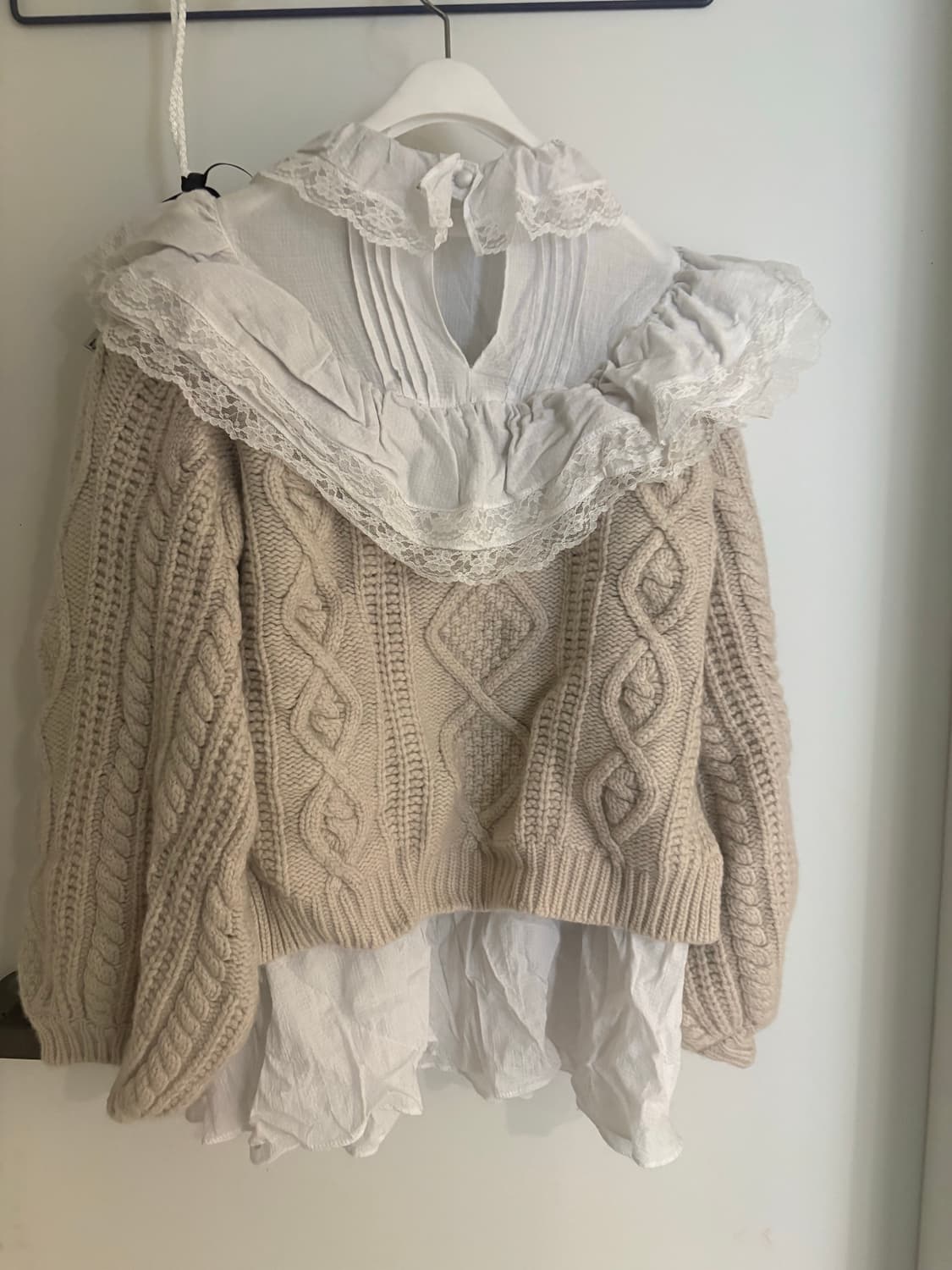 로맨시크 니트 블라우스 상품이미지3