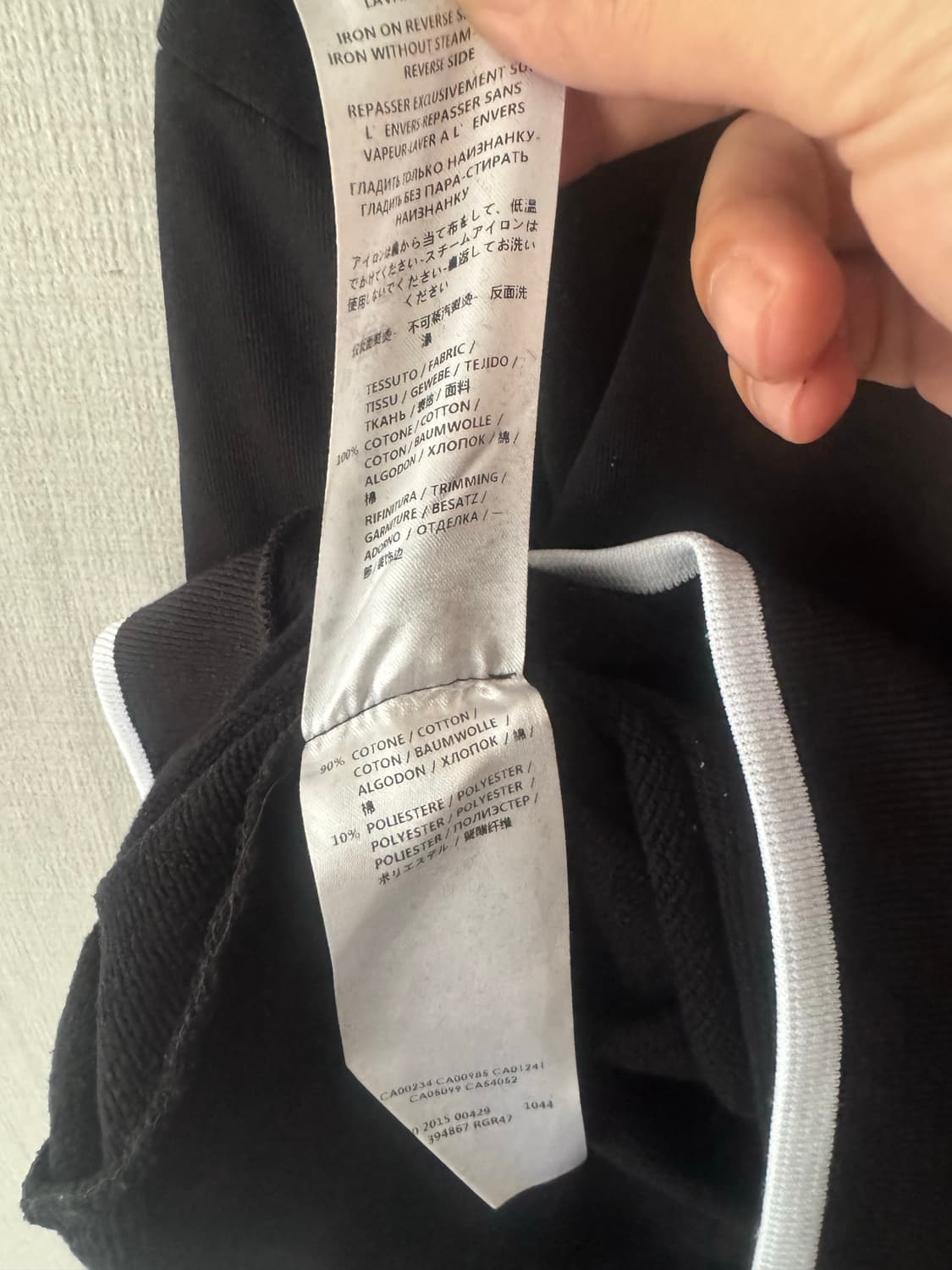 알렉산더 맥퀸(McQ) 스텐실 로고 포켓 후드티  상품이미지7