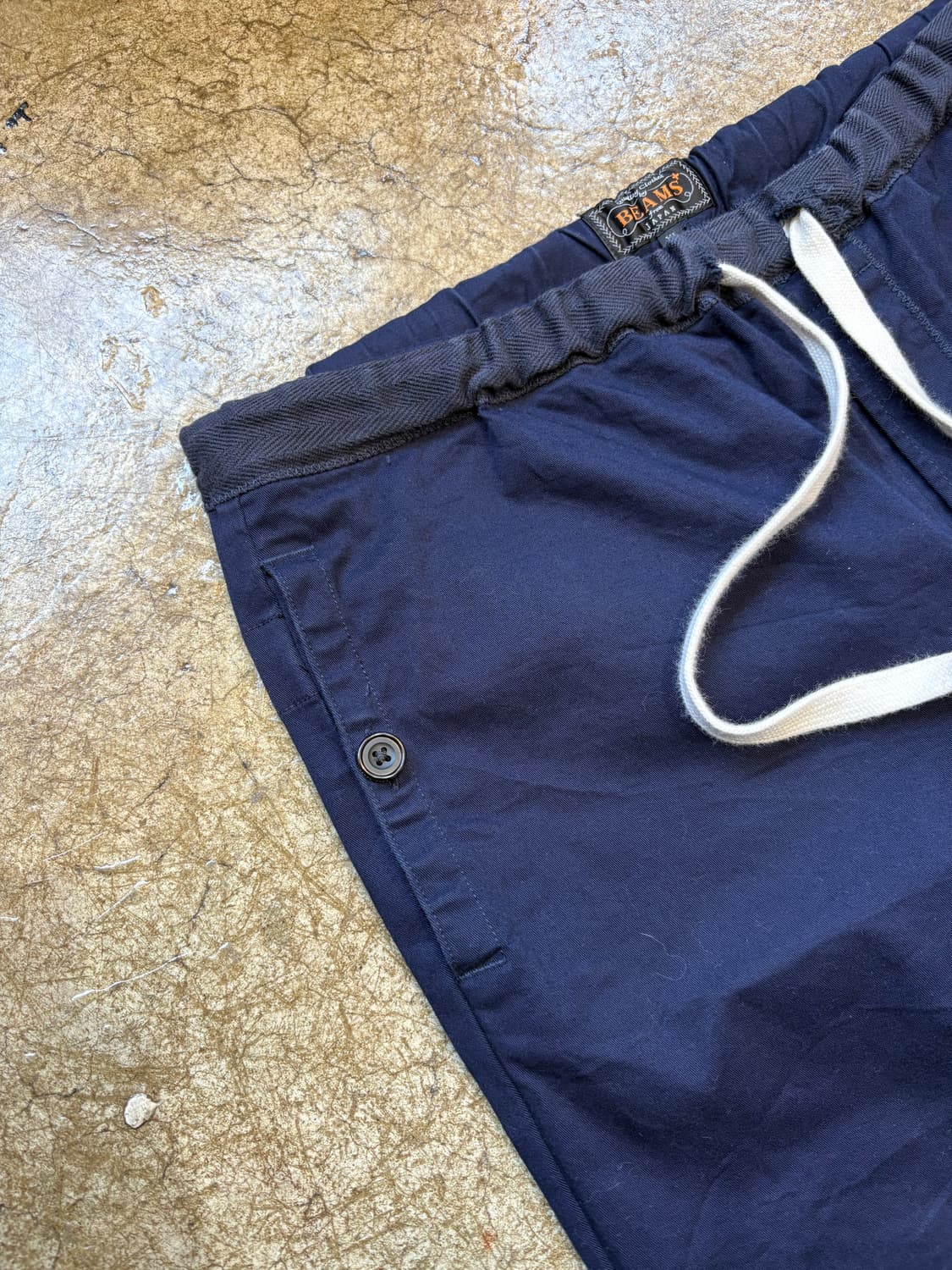 빔즈 플러스 네이비 코튼 조거 팬츠 상품이미지3