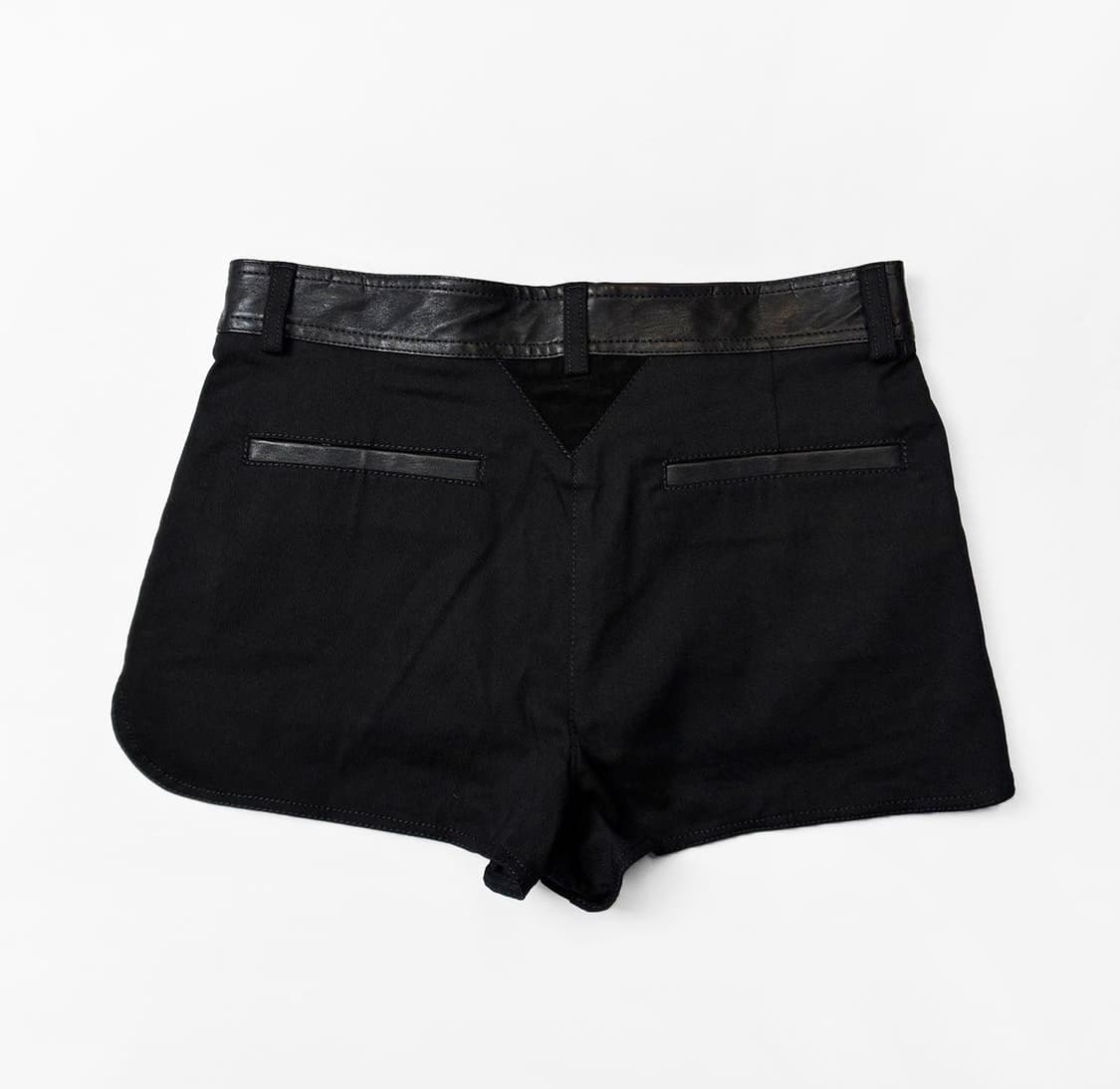 바네사브루노 가죽 배색 쇼츠 상품이미지4