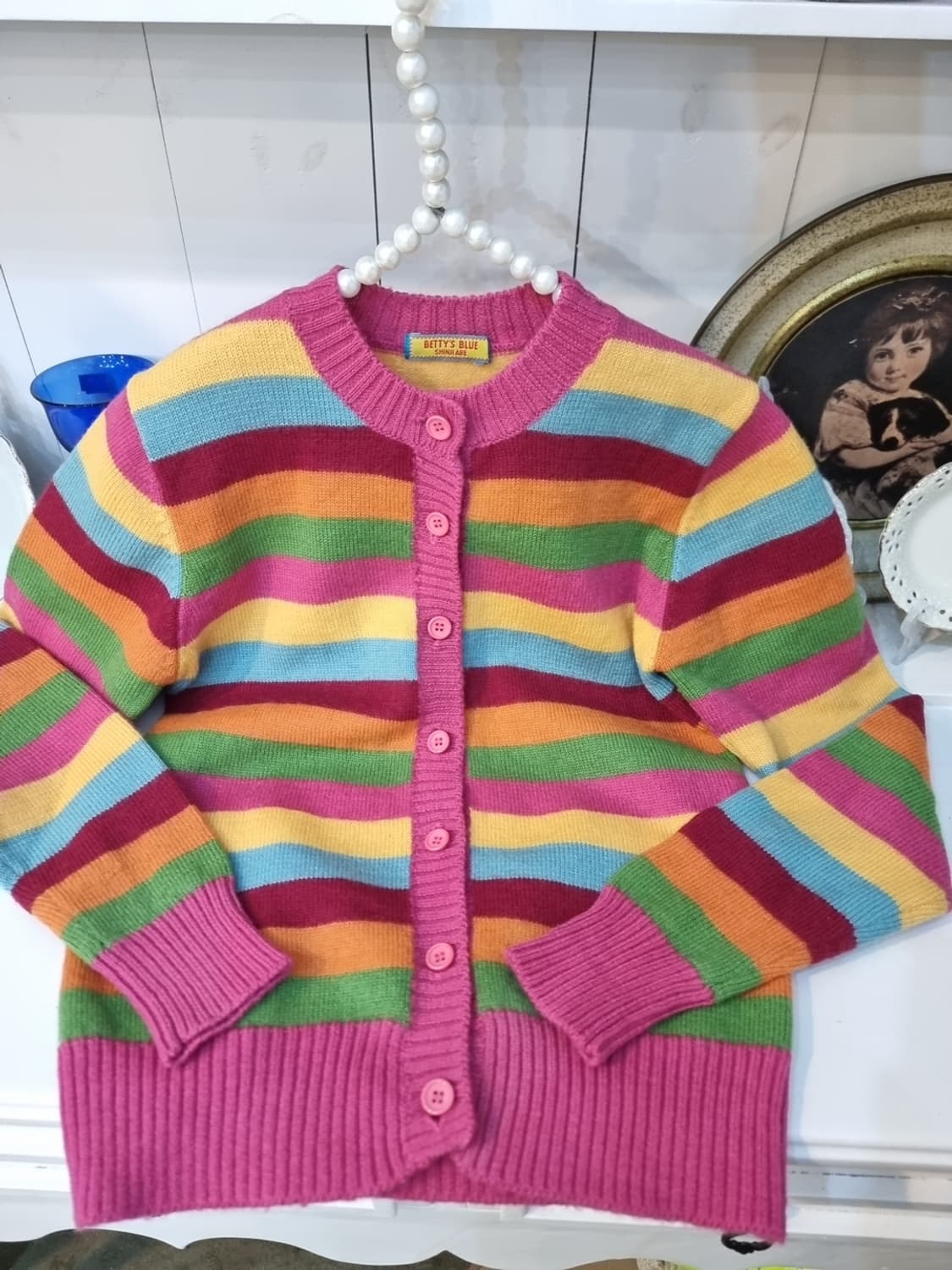 레인보우 스트라이프 가디건 상품이미지3