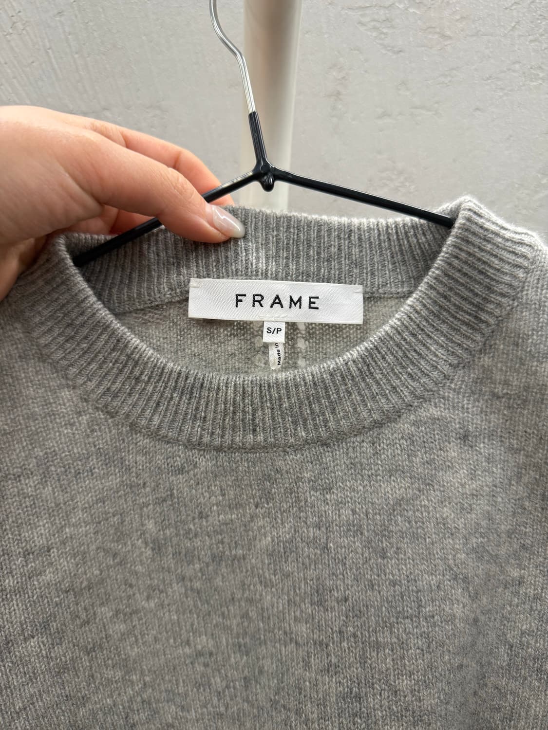 FRAME 프레임 캐시미어 울 니트 그레이 S/P 상품이미지4
