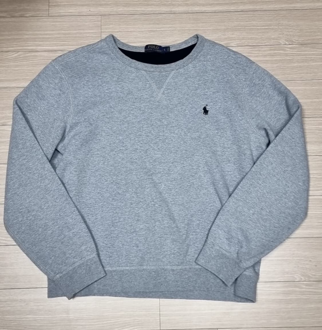 폴로 랄프로렌 맨투맨 그레이(L) 상품이미지1