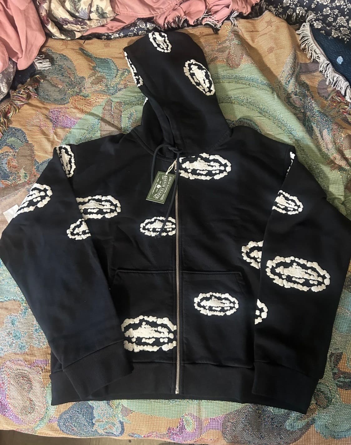 코르테이즈 x 데님 티어스 코튼 리쓰 스웻셋업 상품이미지1