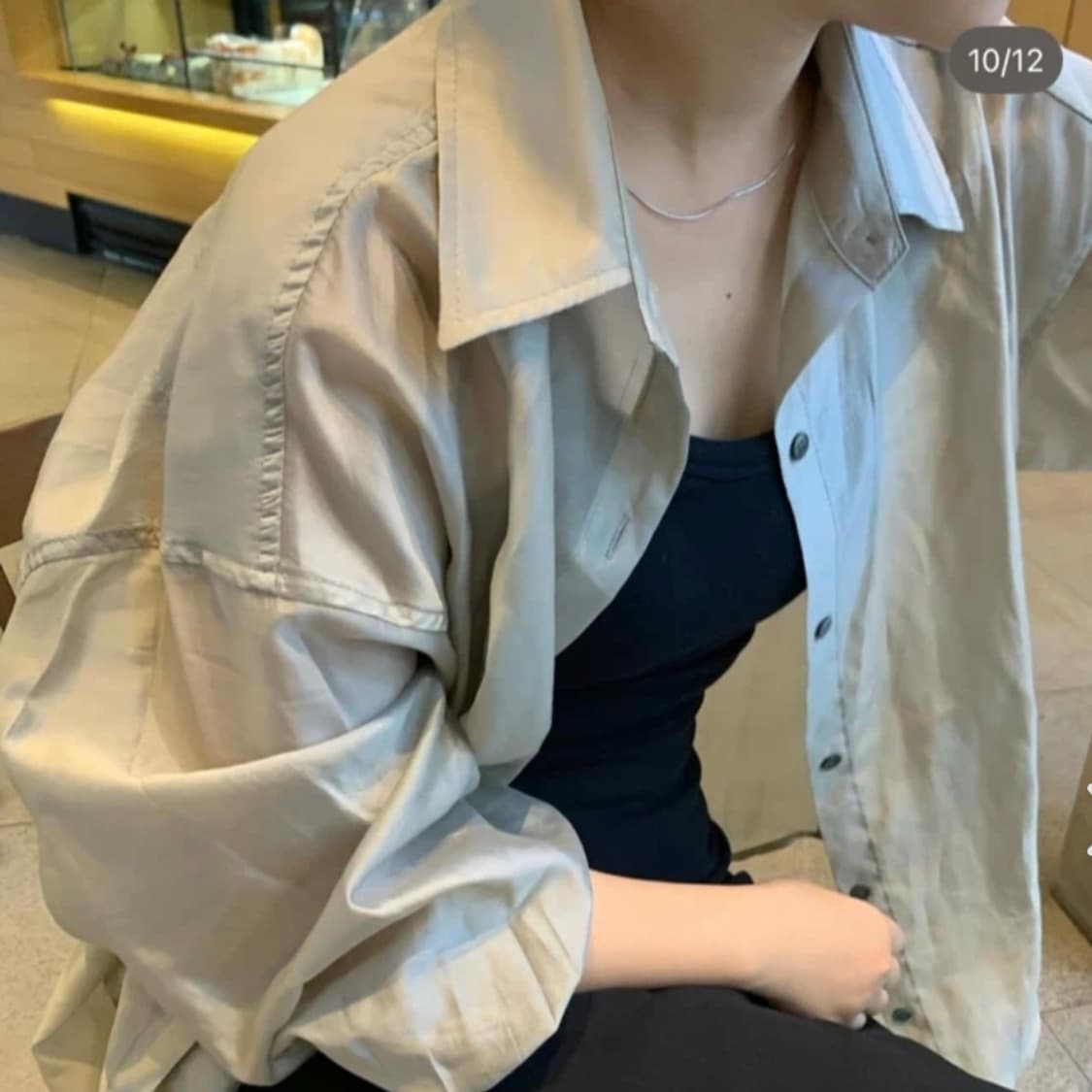 위드윤(WITHYOON) 오간자 셔츠 프리사이즈 상품이미지3