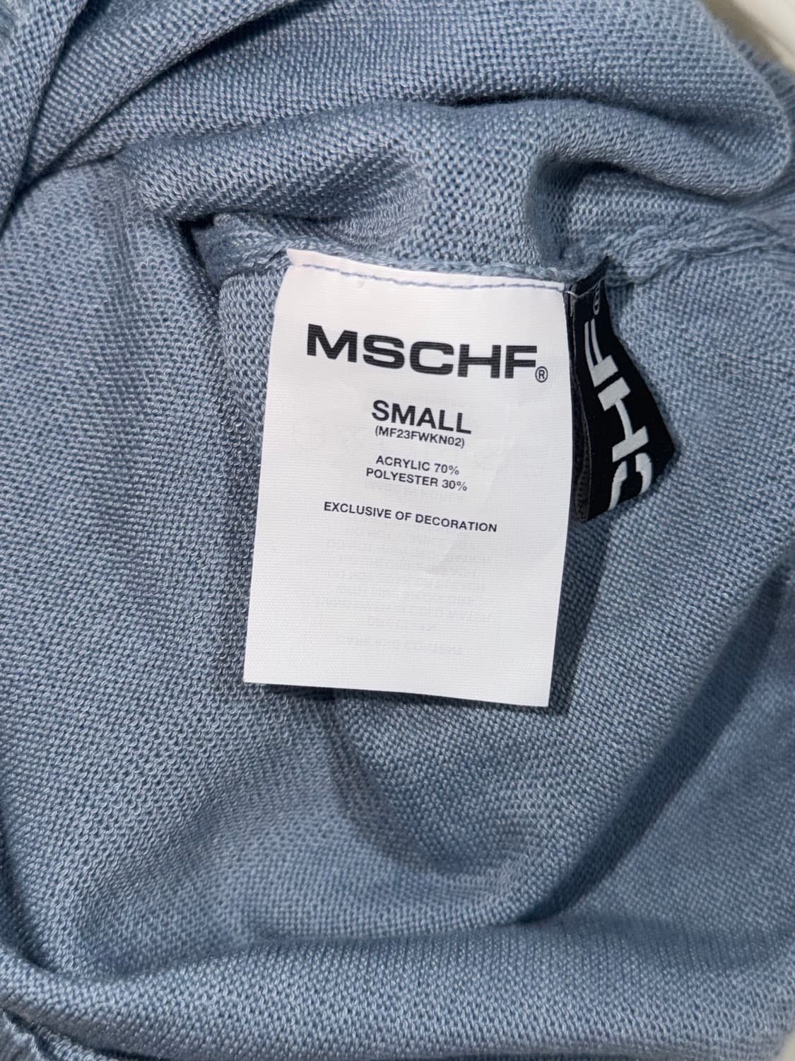 미스치프 터틀 넥 니트 탑 소라 상품이미지2