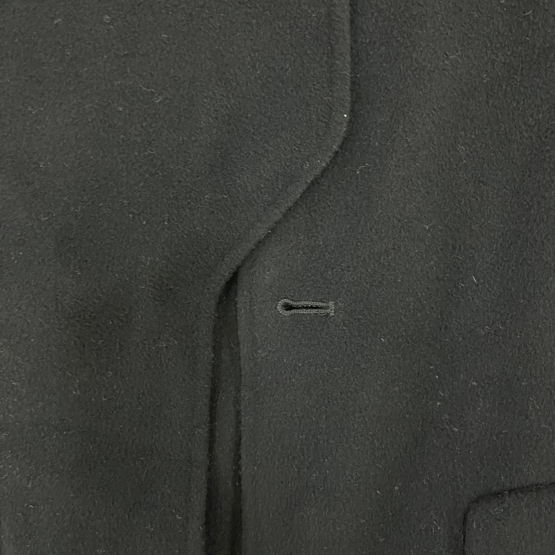 38 캐시미어 울 블랙 롱코트 0127M2 상품이미지5