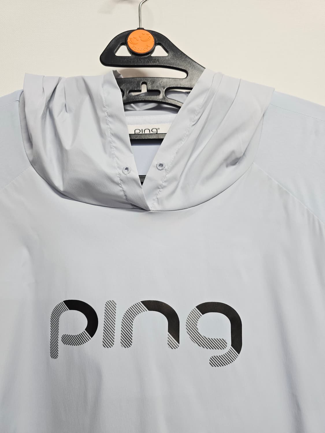 핑 골프웨어 후드 냉감원단 블루 상품이미지2