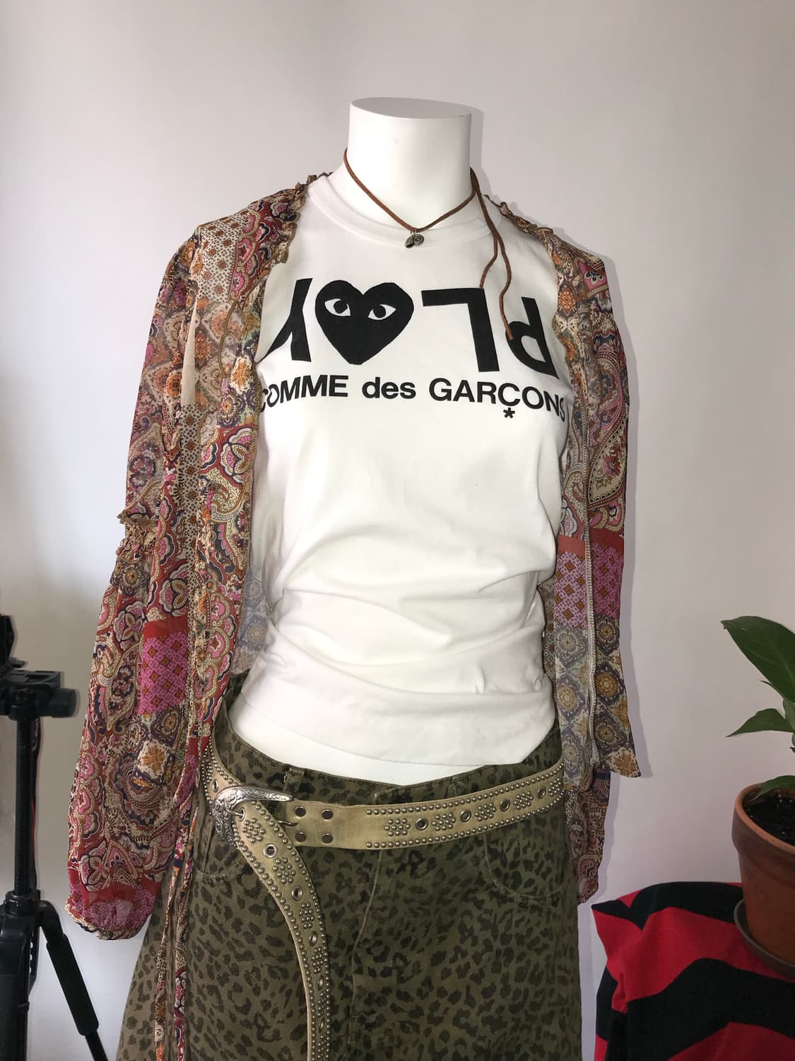 Ethnic Pattern Summer Blouse 상품이미지1