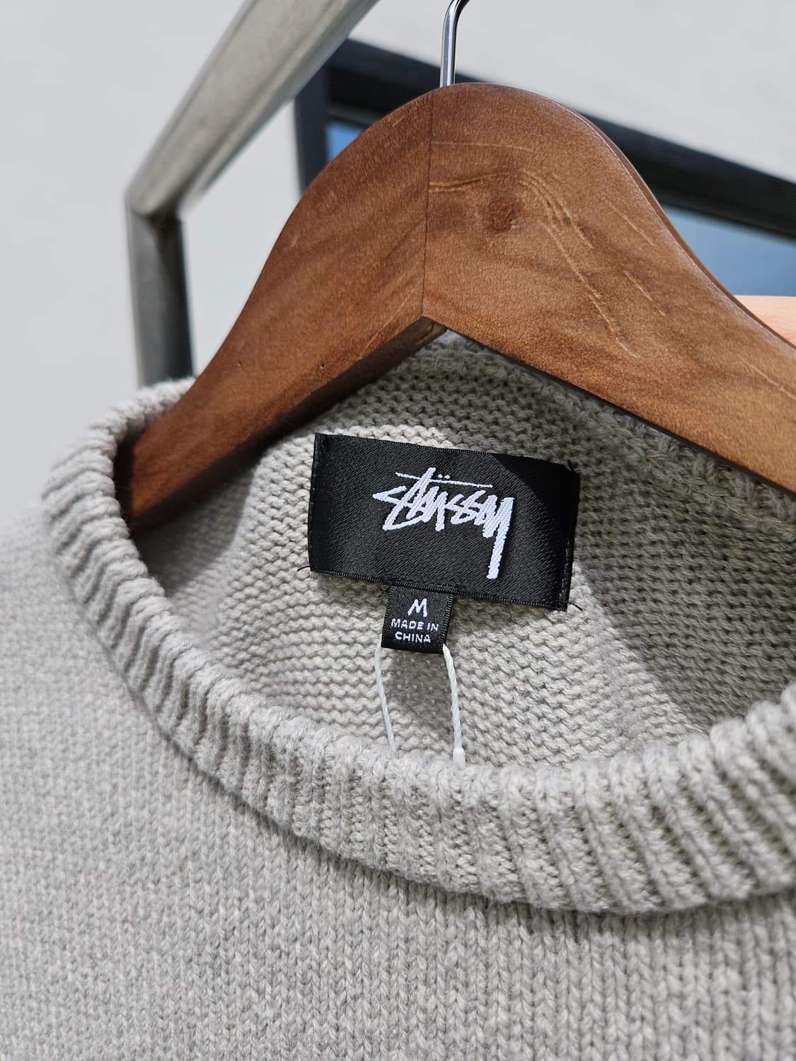 스투시 콘트라스트 크루넥 헤더 상품이미지4