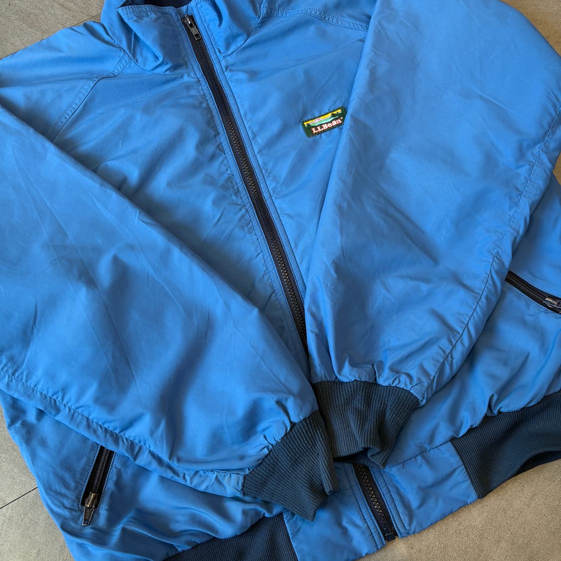90s L.L.bean 90년대 엘엘빈 쓰리 시즌 블루 웜업 자켓 상품이미지9