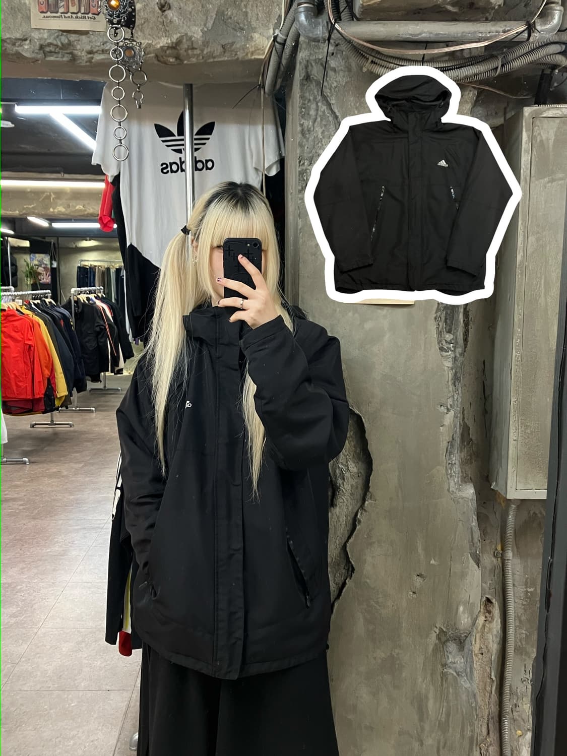 아디다스 점퍼 블랙 105  #csz2118 상품이미지1