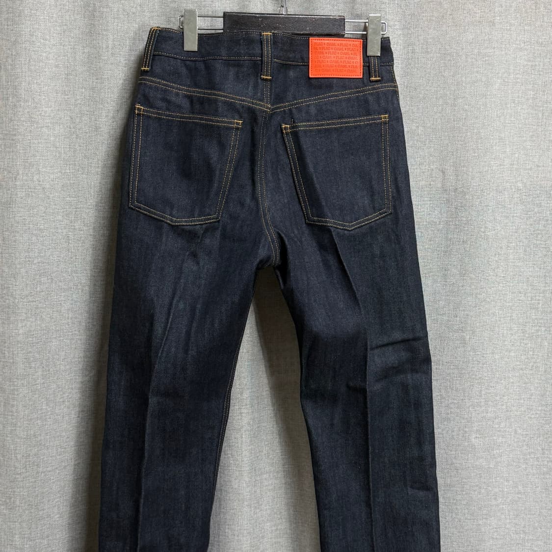 [30] 플랙진 x OAM 팩토리 핏더사이즈 데님팬츠 생지 청바지 상품이미지5