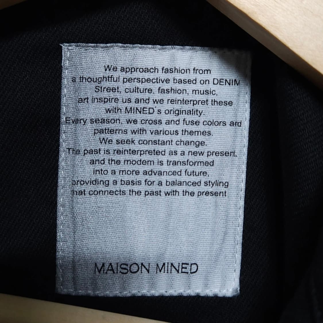 100)MaisonMined 메종미네드 코팅 데님 트러커 자켓 상품이미지9