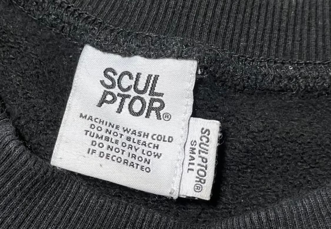 스컬프터 맨투맨Class Arch Logo  Black 상품이미지4