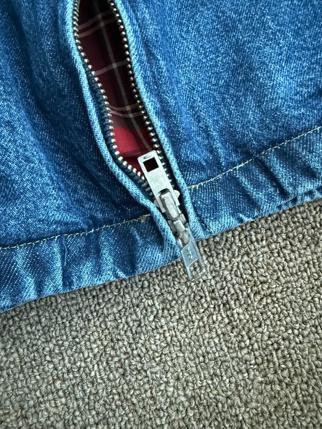 헤리티지플로스 데님블루종 CREST DENIM BLOUSON JACKET 상품이미지4