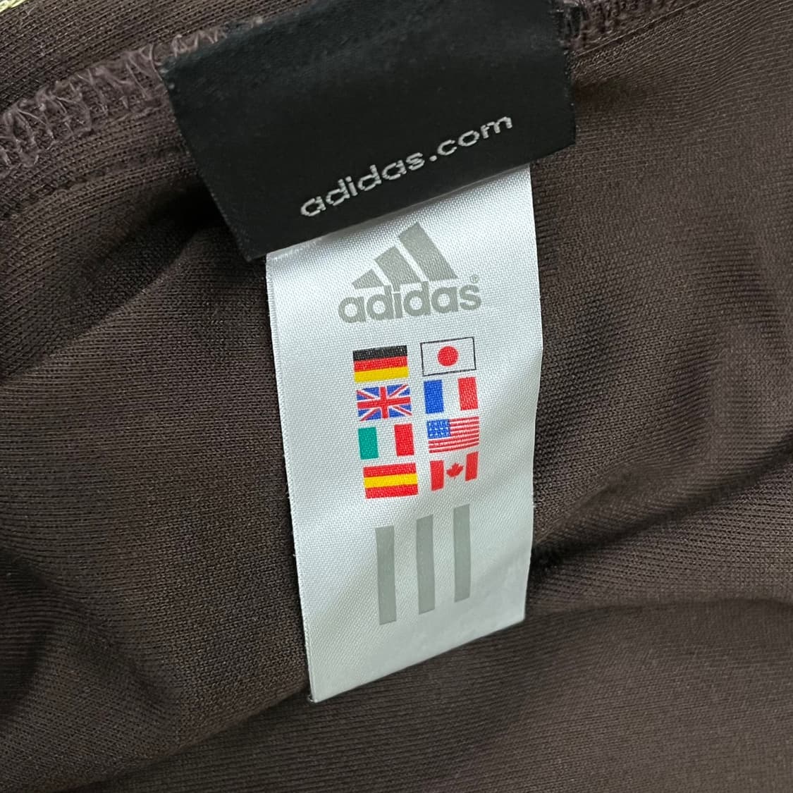 [정품/100] 아디다스 삼선 트레이닝 바지 브라운 초코  상품이미지5