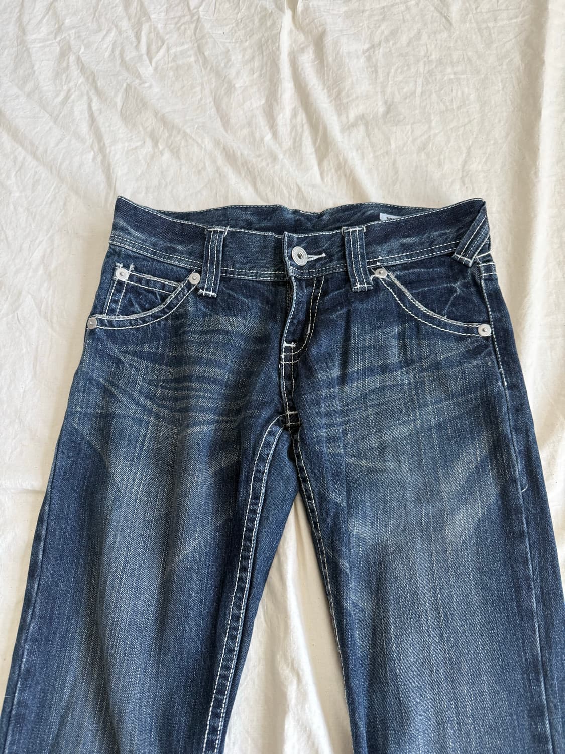 세만틱디자인 로우라이즈 데님팬츠 상품이미지3