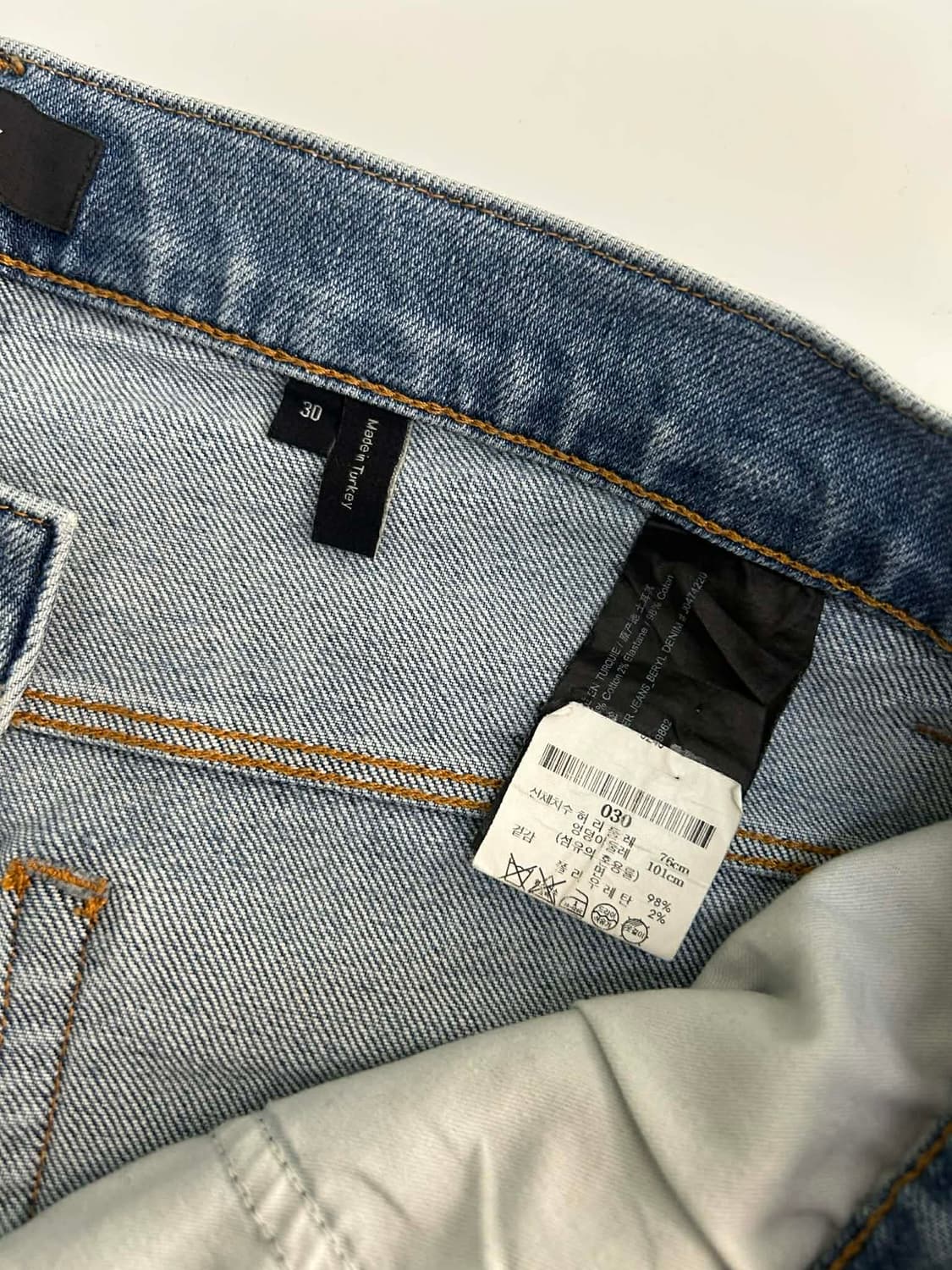 [30] 띠어리 24ss 신형 연청 스트레이트 데님 팬츠 상품이미지5